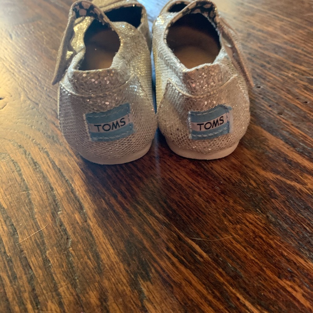 Silver Mary Jane Toms
